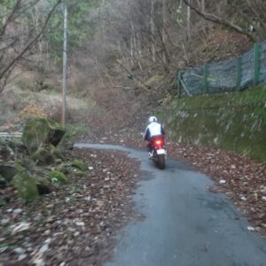 初冬の林道太田部峠2号線を走る③