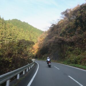 栃木県r171を走る