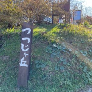 秋の奥久慈パノラマラインからつつじヶ丘展望台にて