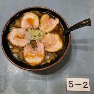 アリランラーメン 八平の食堂 本店で注文したアリランチャーシュー