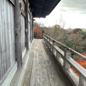 笠森観音の観音堂の外廊下②