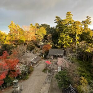 笠森観音の風情ある境内の風景