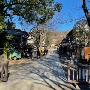 深大寺参道を歩く