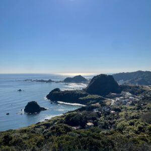 魚見塚展望台の絶景を眺める②
