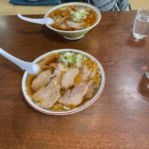 森田屋総本店さんの大盛チャーシューメンと大盛中華そば