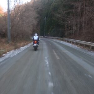 冬のグリーンふるさとラインを走る⑧