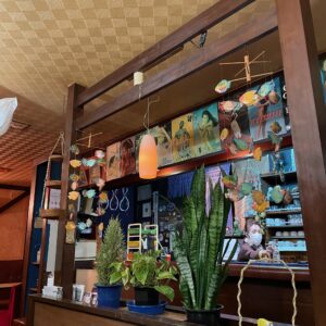 村松虚空蔵尊すぐ近くの喫茶店「野ばら」さんにてにて