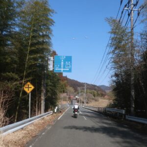 冬のグリーンふるさとラインを走る⑩