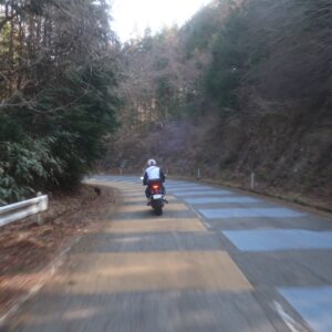 冬のグリーンふるさとラインを走る⑨