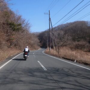 冬のグリーンふるさとラインを走る⑤