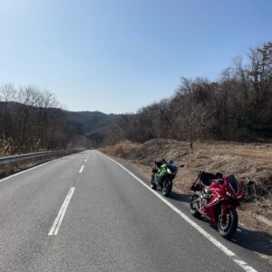 冬のグリーンふるさとラインを走る⑦