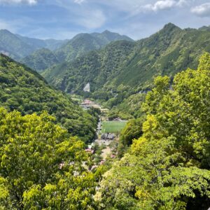 奈良県池原ダム展望台にて②