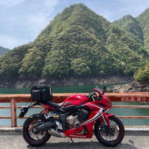 新緑あふれるR425(池原ダム〜坂本ダム区間)にてwith CBR650R③