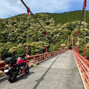 新緑あふれるR425(池原ダム〜坂本ダム区間)にてwith CBR650R④