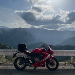 奈良r226から続く林道辻堂山線で出会った絶景with CBR650R②