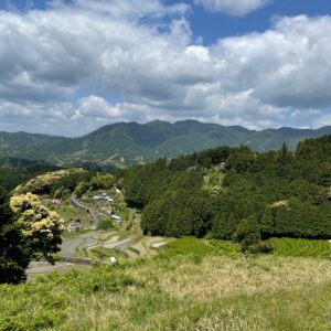 和歌山r46から眺めた棚田風景with CBR650R