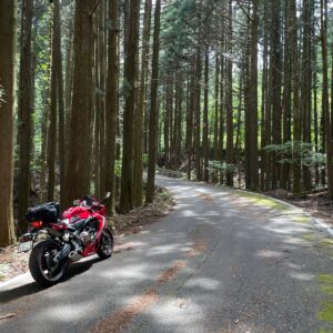 旧道122号を走るwith CBR650R