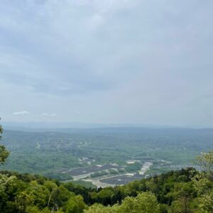 林道三国越線の展望台にて②