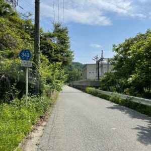 栃木r343沿いのわたらせ鉄道・沢入駅付近を走る②