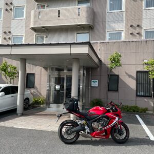 ホテルルートイン名張にてwith CBR650R