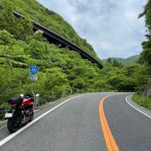 塩原エリアのR400を走るwith CBR650R