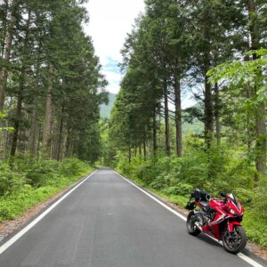 栃木r245/栗山今市線を走るwith CBR650R