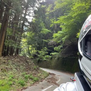 林道三境線を走る