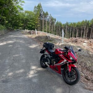 旧道122号を走るwith CBR650R②