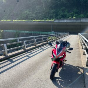 飛騨農園街道を走るwith CBR650R