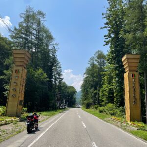 檜枝岐村に盛大に迎えられたCBR650R