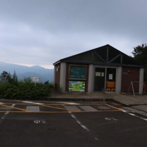 枝折峠で一休み