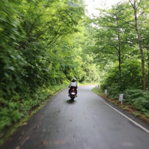 延々とうねうねが続く樹海ライン／r352の奥只見湖沿いの森林ルートを走るchizuo
