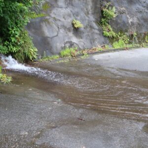 樹海ライン／R352の奥只見湖エリアの風物詩「洗い越し」②