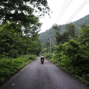 雨上がりの樹海ライン／R352を走るchizuo⑥