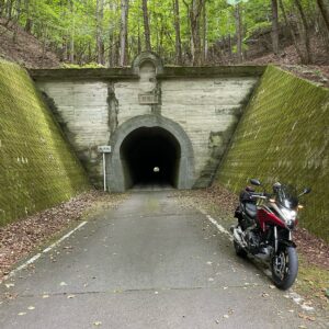 笹子隧道（西側入口）にてwith NC750X