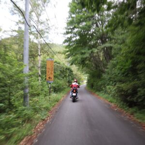 クリスタルラインを走るchizuo