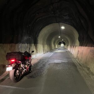櫨ヶ峠隧道を走るwith CBR650R