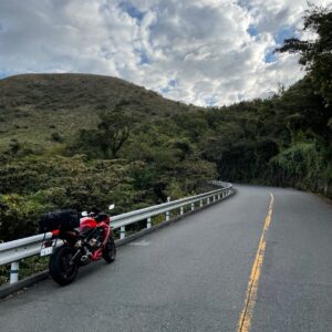 福岡県道r28を走るwith CBR650R