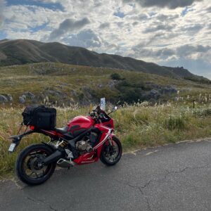 平尾台カルストを走るwith CBR650R