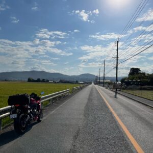 広域農道「京築アグリライン」を走るwith CBR650R