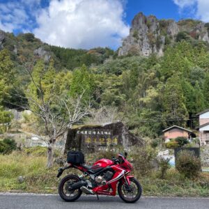 メイプルファームロード耶馬を走るwith CBR650R