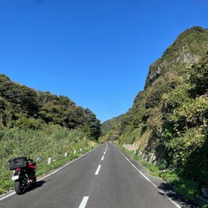 生月サンセットウェイを走るwith CBR650R