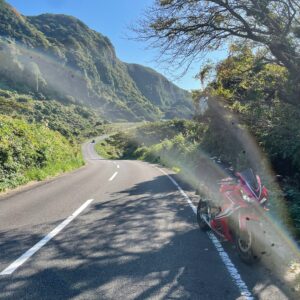 生月サンセットウェイを走るwith CBR650R