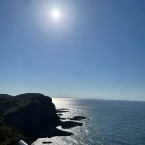 大バエ灯台からの海側の眺め