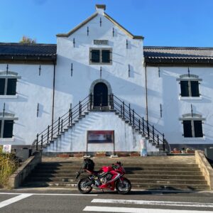 平戸オランダ商館にてwith CBR650R