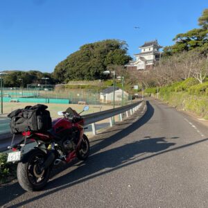 平戸城とCBR650R