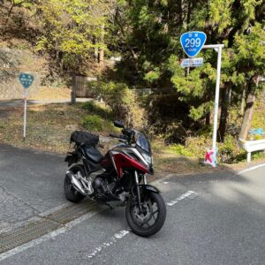 林道西秩父線からR299に入るwith NC750X