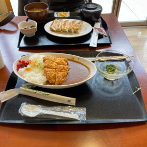 道の駅 上野で食べたカツカレー