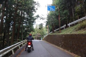 奥武蔵グリーンライン/林道権現堂線を走る