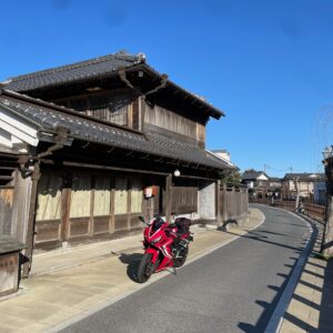 小江戸さわらの情緒溢れる風景with CBR650R